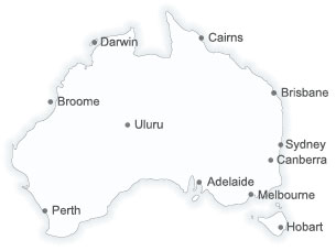 Map of Australia